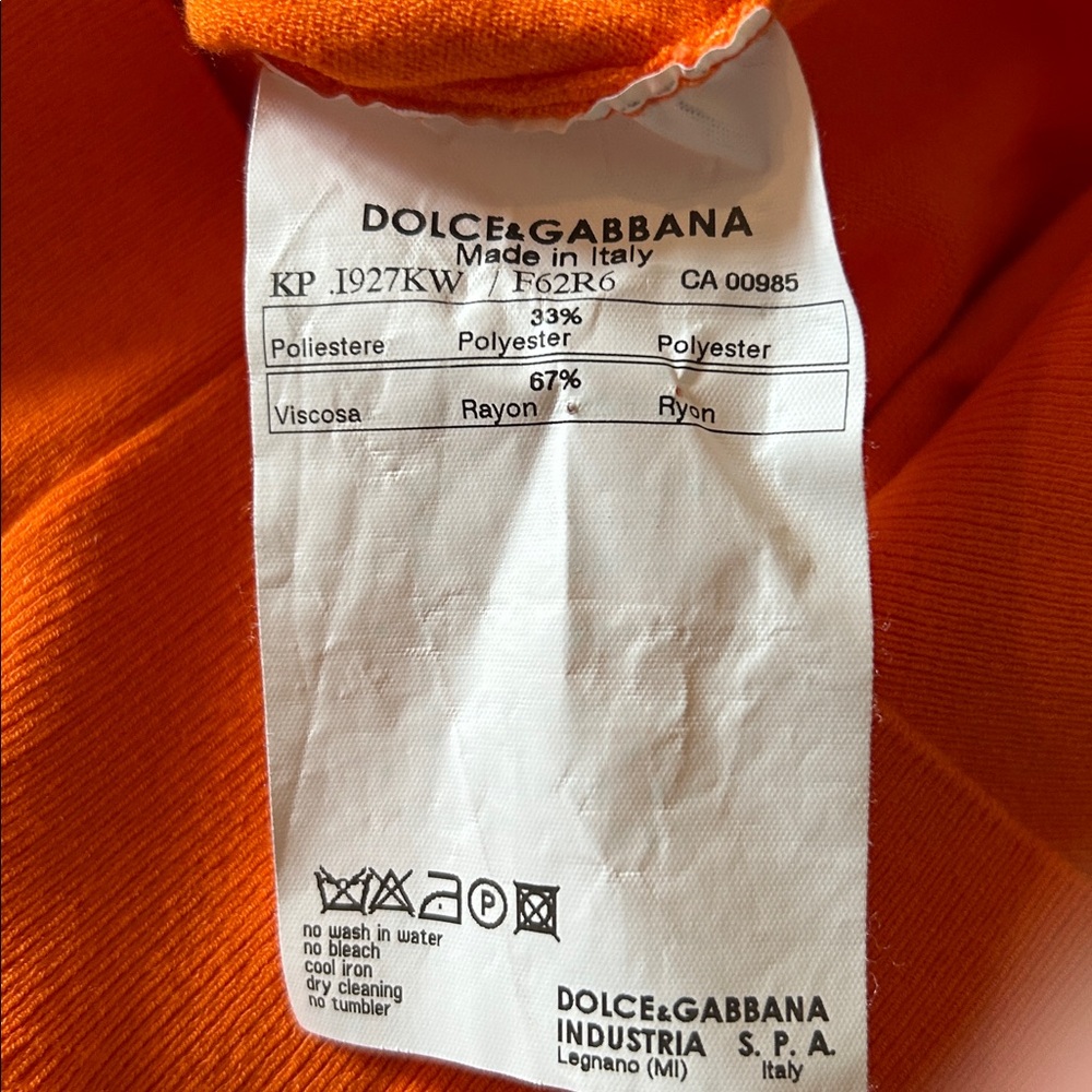 DOLCE & GABBANA SWEATER TOP 48 - Picture 6 of 6